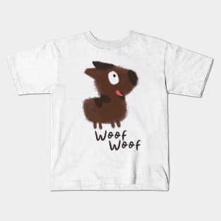 Woof Woof Kids T-Shirt